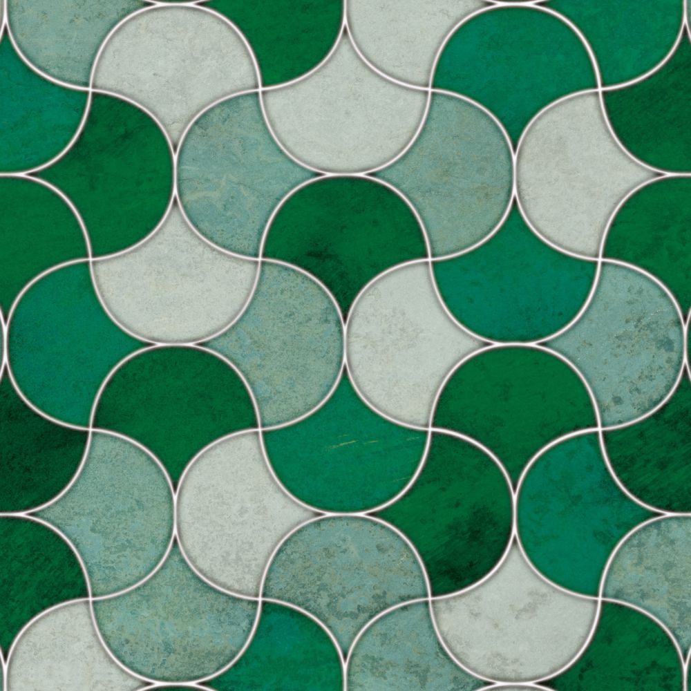Alloy Emerald Scallop - Pietra Texture