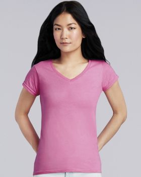 64V00L Gildan Softstyle® Ladies V-Neck T-Shirt