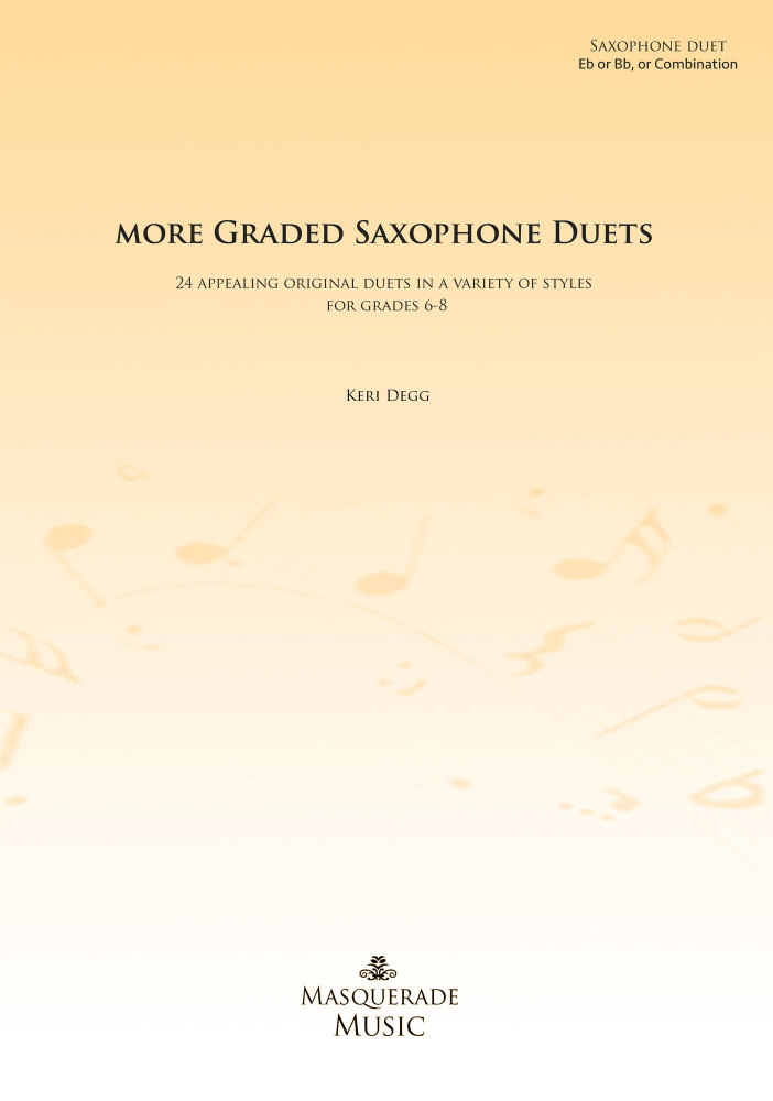 More Graded Saxophone Duets (Grades 6-8) PRE-ORDER