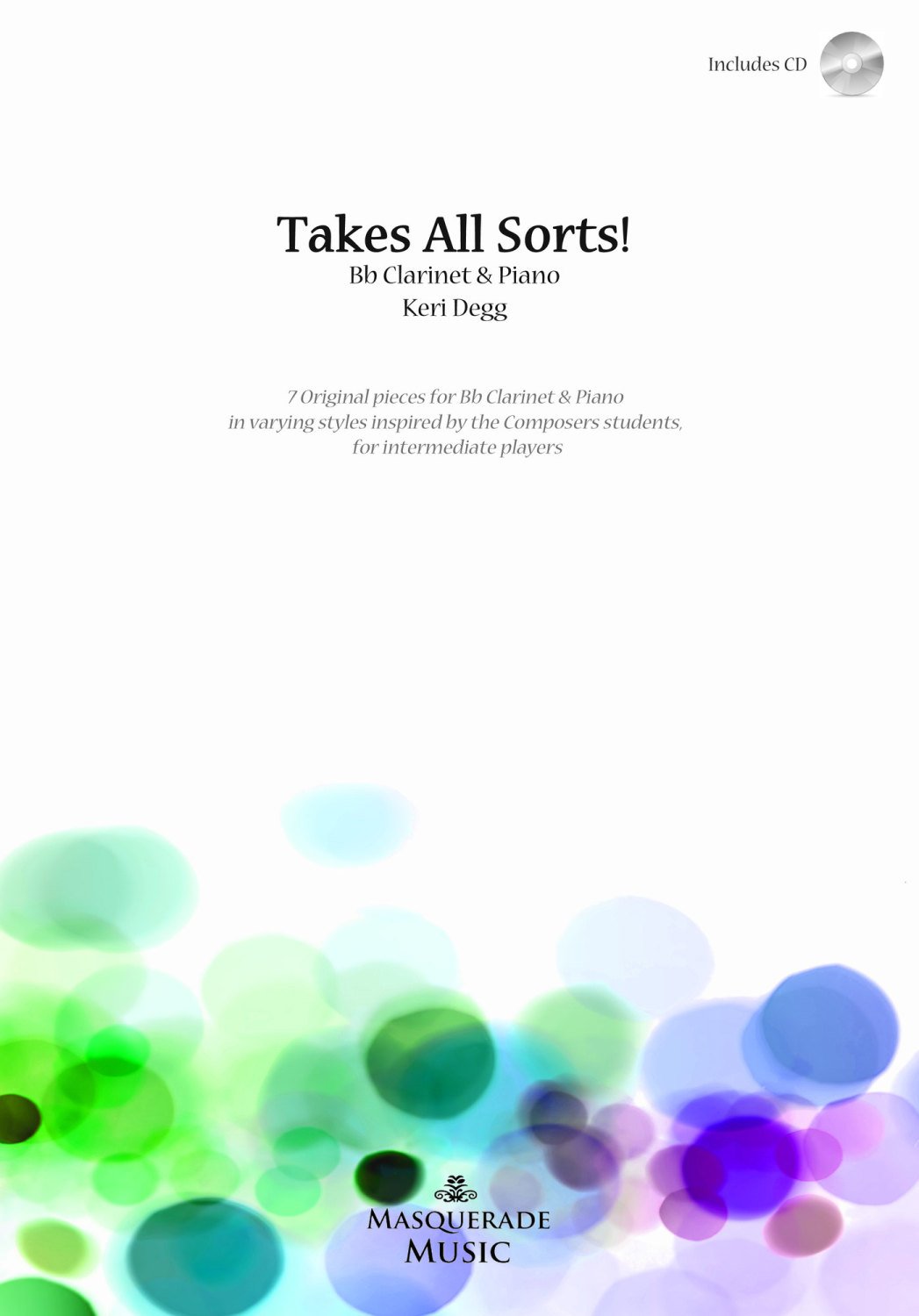 'Takes all sorts!' (Bb Clarinet & Piano) with CD.