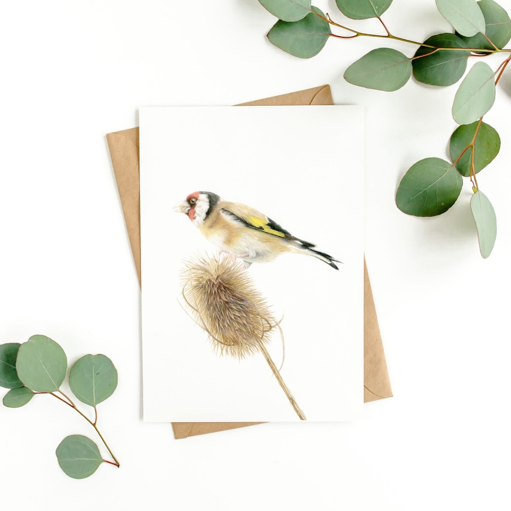 'Goldfinch' - Greetings Card