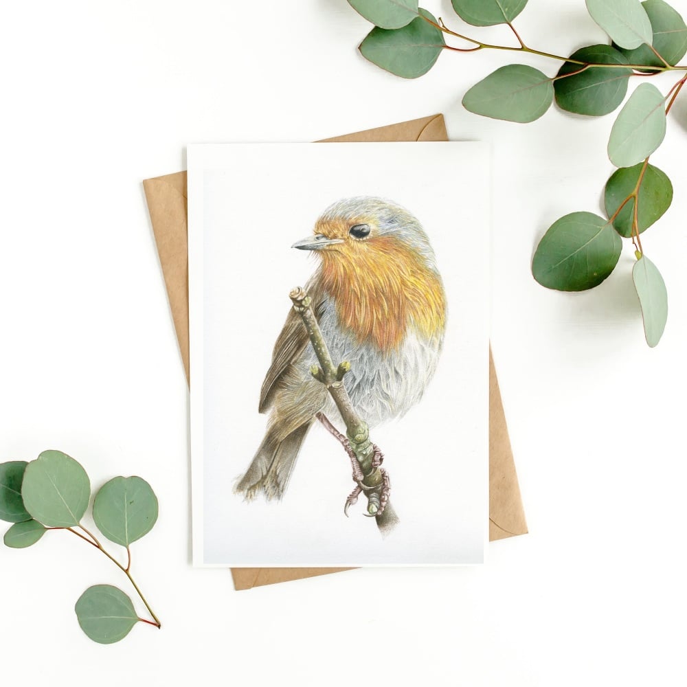 'Robin' - Greetings Card