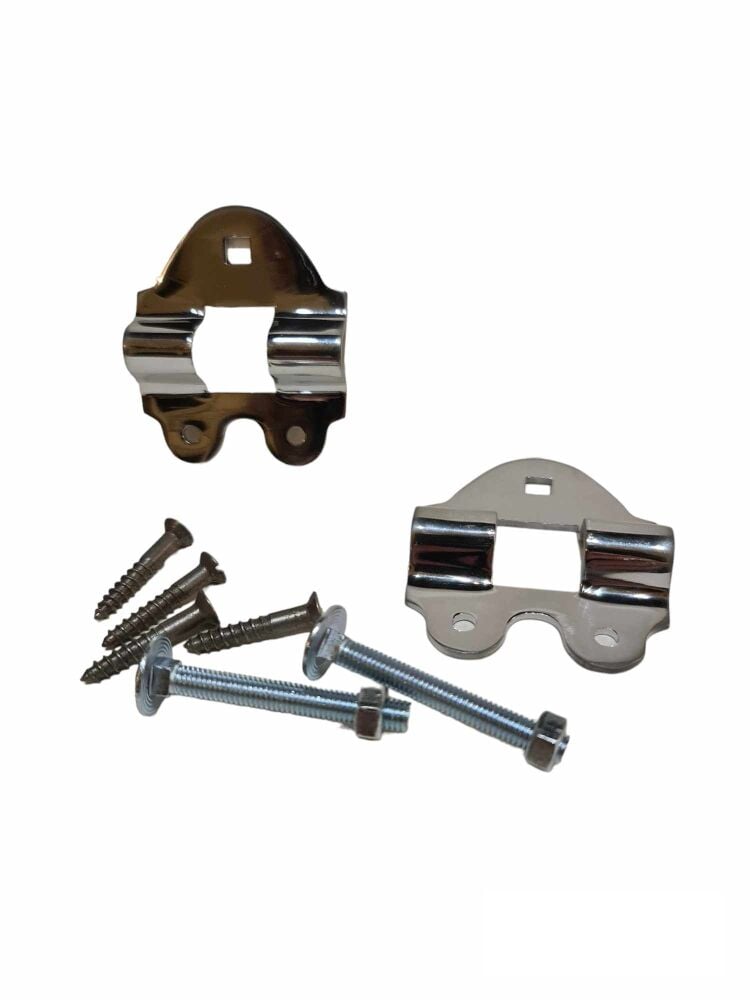 Nickel 3 Hole Small Brackets