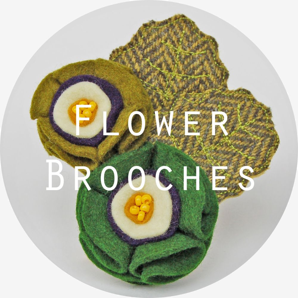 <!-- 001 -->Flower Brooches