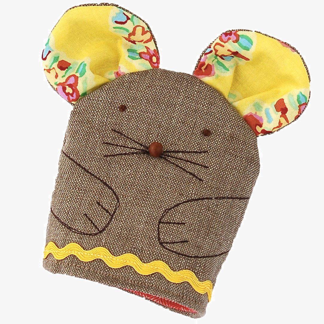 Brown Mouse Egg Cosy