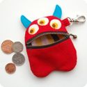 Red Monster Purse