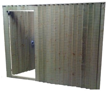 H11- Closeboard Panel with 600mm Wicket Gate Panel