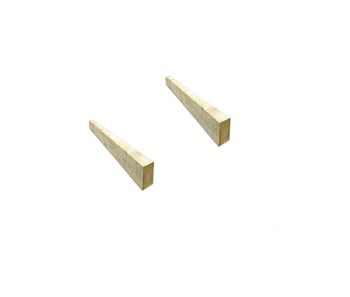H6-  Timber Gravel Board 6" Timber Cleats x 2