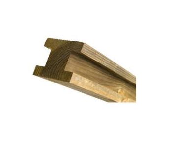H2- 4x4 Slotted Timber Fence Post