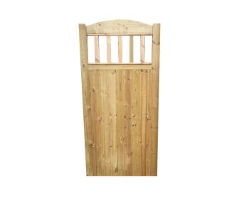BOW TOP SPINDLE  GATE - 6ft (1830mm) High x 900mm Wide Single Pedestrian Gates