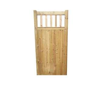 FLAT TOP SPINDLE  GATE - 6ft (1830mm) High x 900mm Wide Single Pedestrian Gates