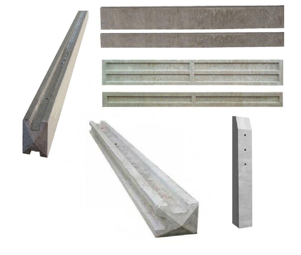 H4-Concrete Fence Posts & Gravel Boards