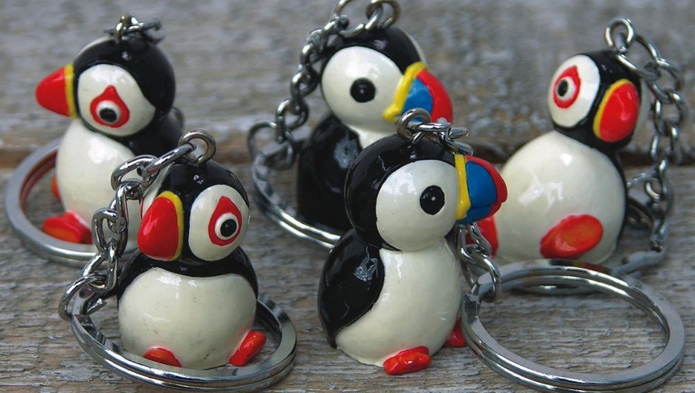 45206  Key-rings Puffins