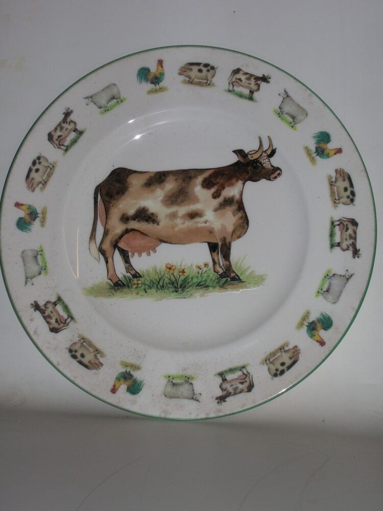 AA2922/C !0" dinner plate - Naïve cow