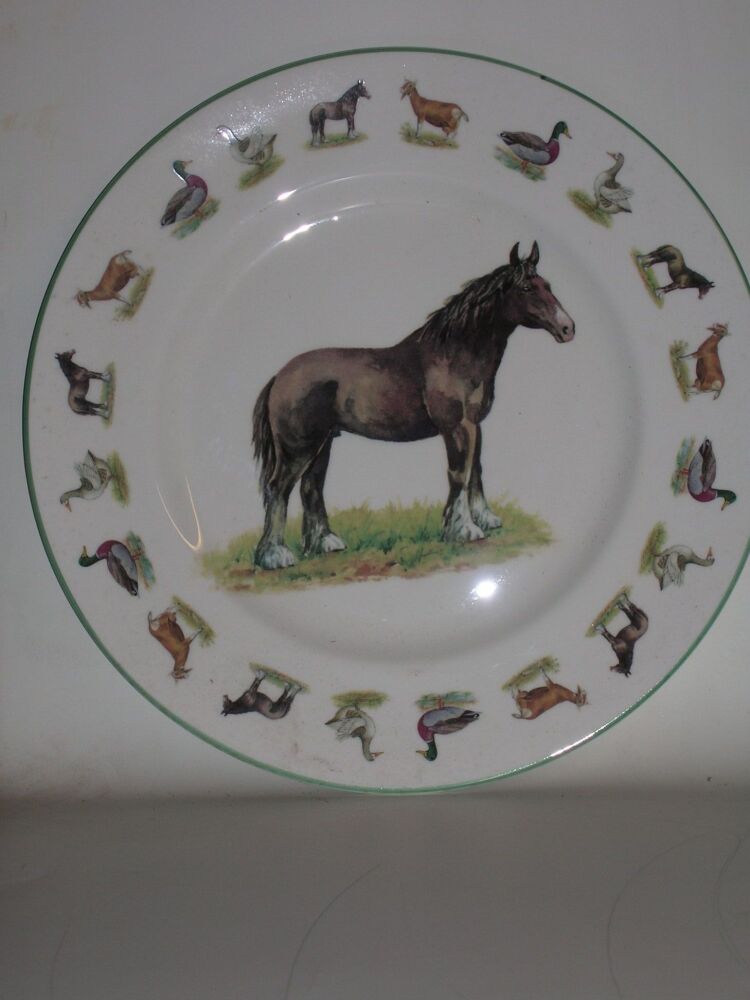 AA2022/D 10" dinner plate - horse