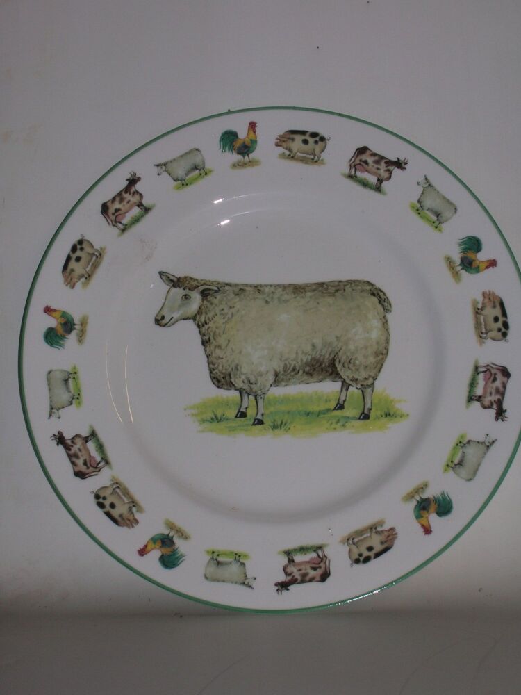 AA2922/C !0" dinner plate - Naïve sheep