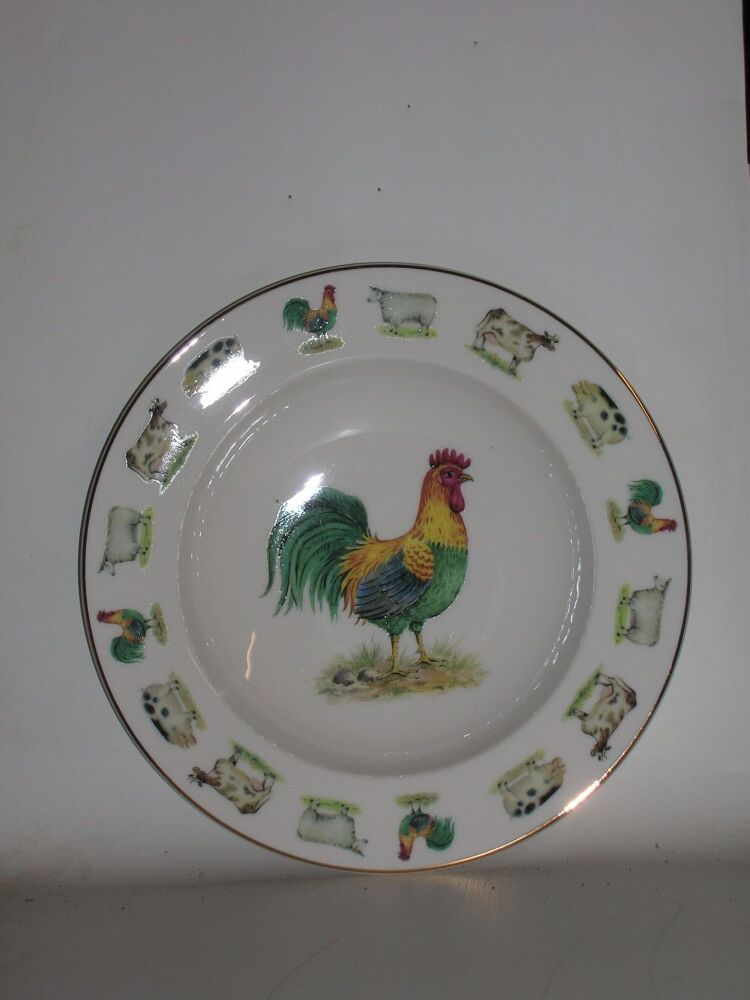AA2022/F 10" dinner plate - Naive cockeral