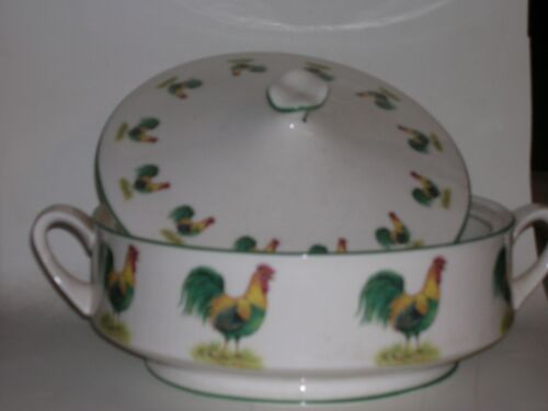AA2036 covered vegetable dish - Cockerel