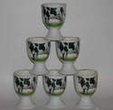 FC030 Eggcups - naive cow                                                                                                                