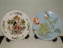FC020 6" Round tea-pot stand - Piper composite / Orkney Isles map