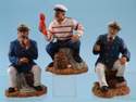 1110 Sitting Seafarers - 3 assorted 8.5cm 12 to a box