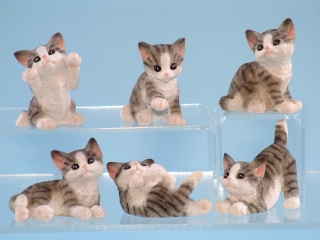 10239 Tabby kittens - 5cm