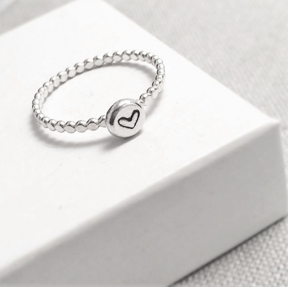 Silver Heart Ring 