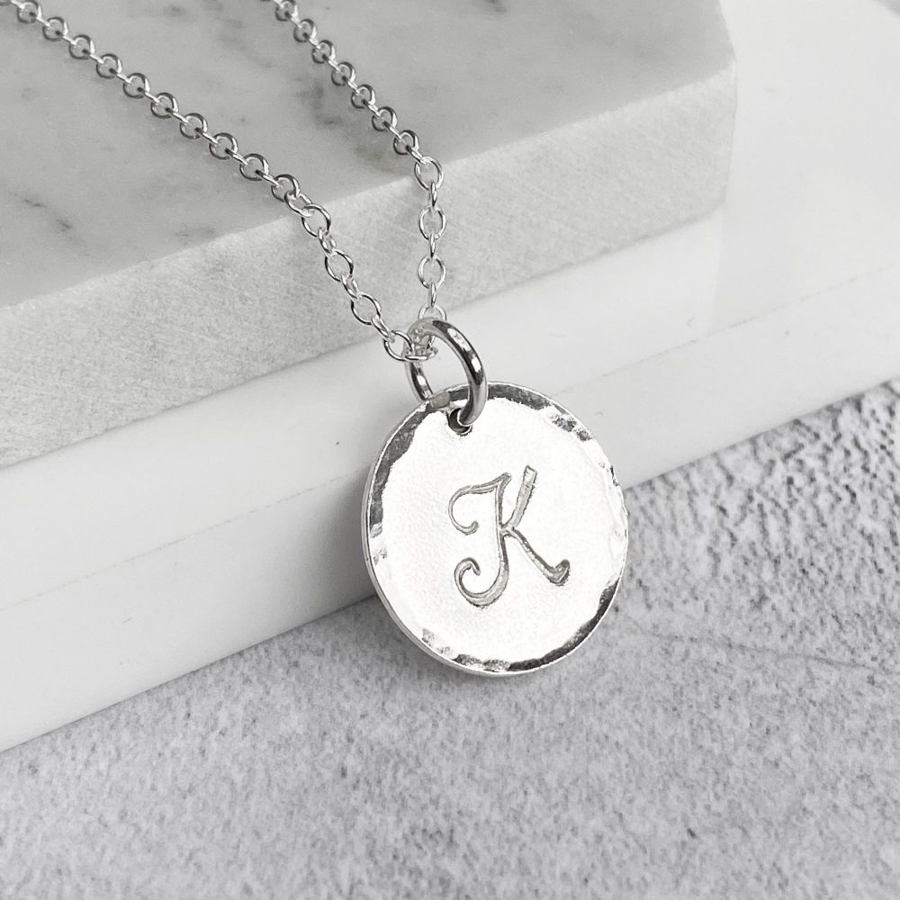 Sia Sterling Silver Personalised Initial Necklace