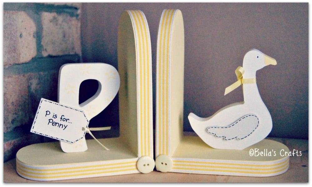 Initial and Goose bookends