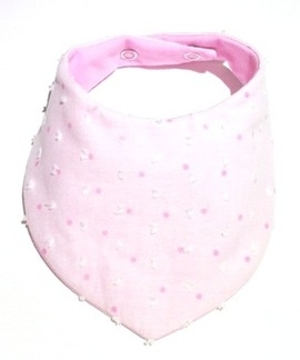 Limited Edition Pink Dots & Knots Muslin Bib
