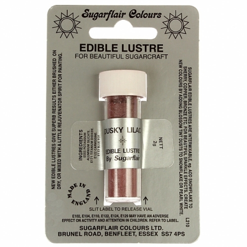 Sugarflair-Lustre Dust-Craft Dusting Colours-Dusky Lilac