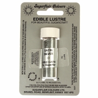 Edible Lustre Dust - Satin Silver