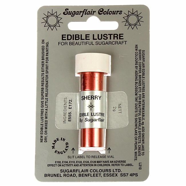 Sugarflair-Lustre Dust-Craft Dusting Colours-Sherry