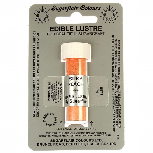 Sugarflair-Lustre Dust-Craft Dusting Colours-Silky Peach