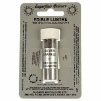 Edible Lustre Dust - Silver Sparkle