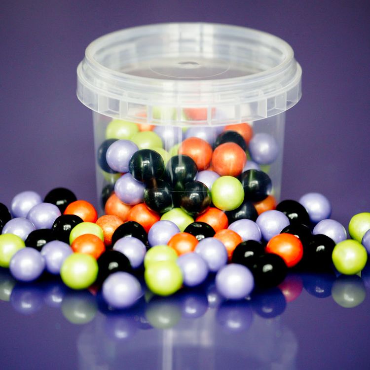 Large Sugar Pearls 10mm - Halloween Mix