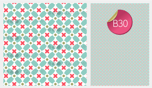 Sugar Stamp Sheet - Pattern Abstract