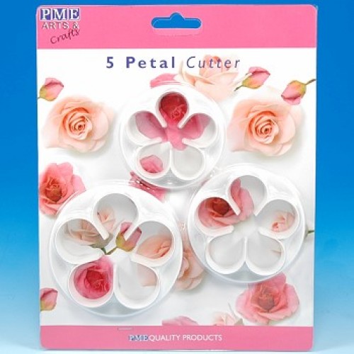 5 Petal Cutter for Roses, Poppies, Peonies & Blossom (Large)