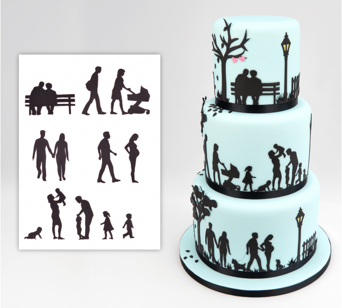 Patchwork Cutters Silhouette Family Set
