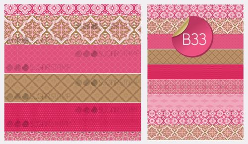 PRE-ORDER Sugar Stamp Sheet - B33