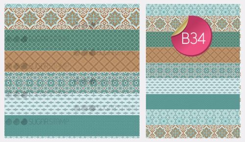 PRE-ORDER Sugar Stamp Sheet - B34