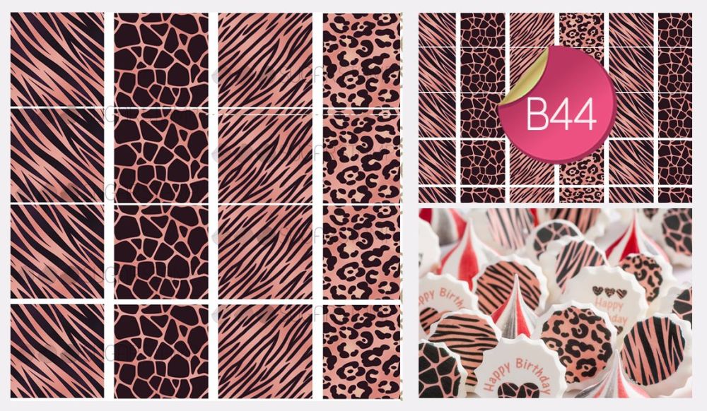 PRE-ORDER Sugar Stamp Sheet - B44