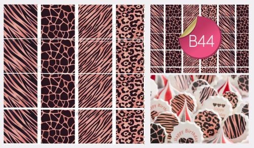 PRE-ORDER Sugar Stamp Sheet - B44