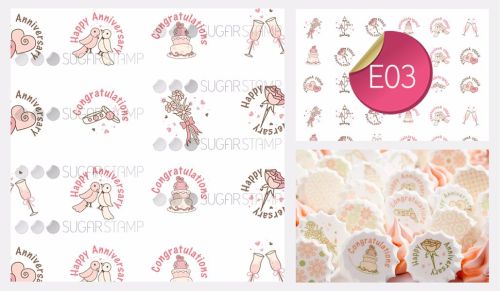 PRE-ORDER Sugar Stamp Sheet - E03
