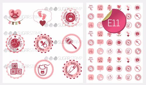 PRE-ORDER Sugar Stamp Sheet - E11