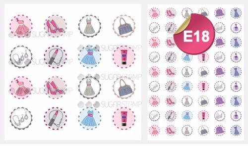 PRE-ORDER Sugar Stamp Sheet - E18