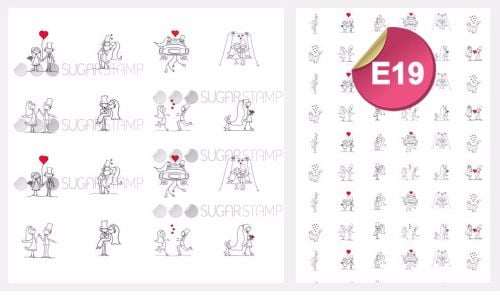 PRE-ORDER Sugar Stamp Sheet - E19