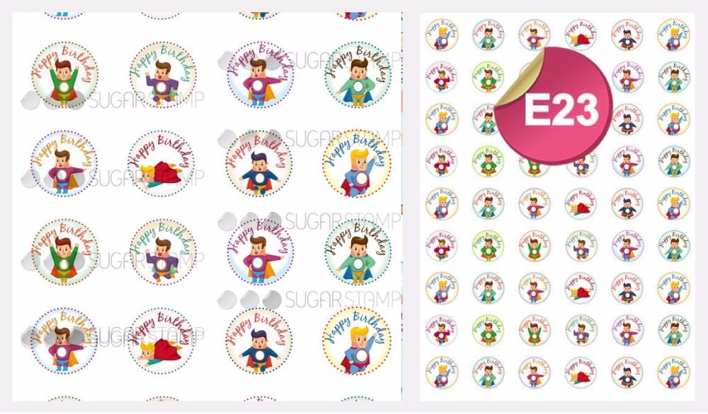 PRE-ORDER Sugar Stamp Sheet - E23