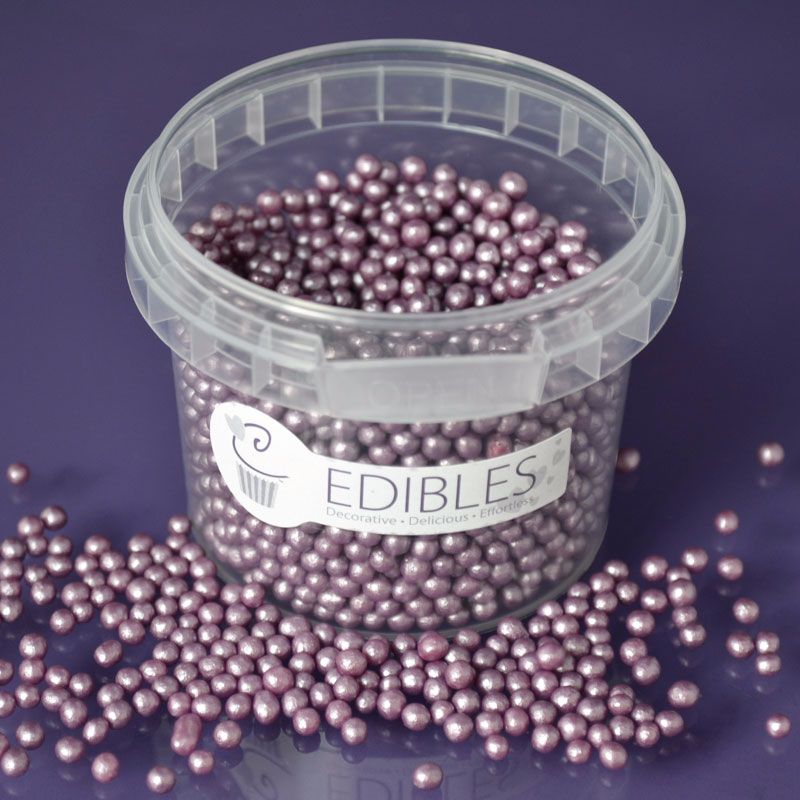 Pink Mini Pearls Edible Sprinkles Decorations Dragees 4mm – SugarMeLicious
