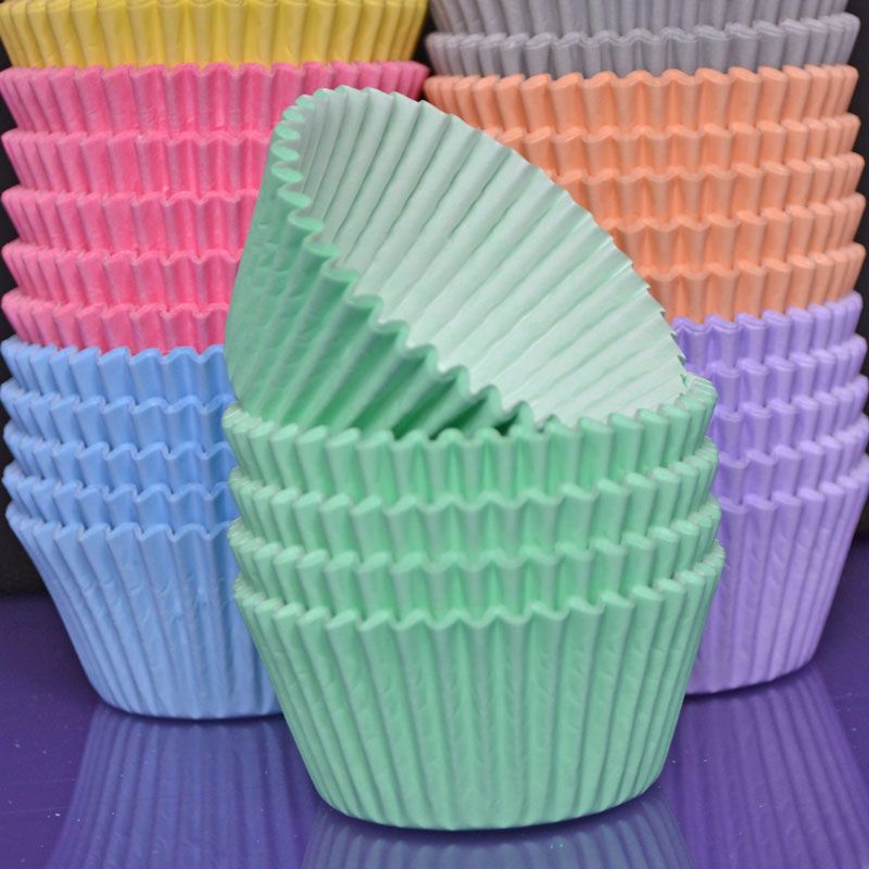 Cupcake Cases - Pastel Mint Green
